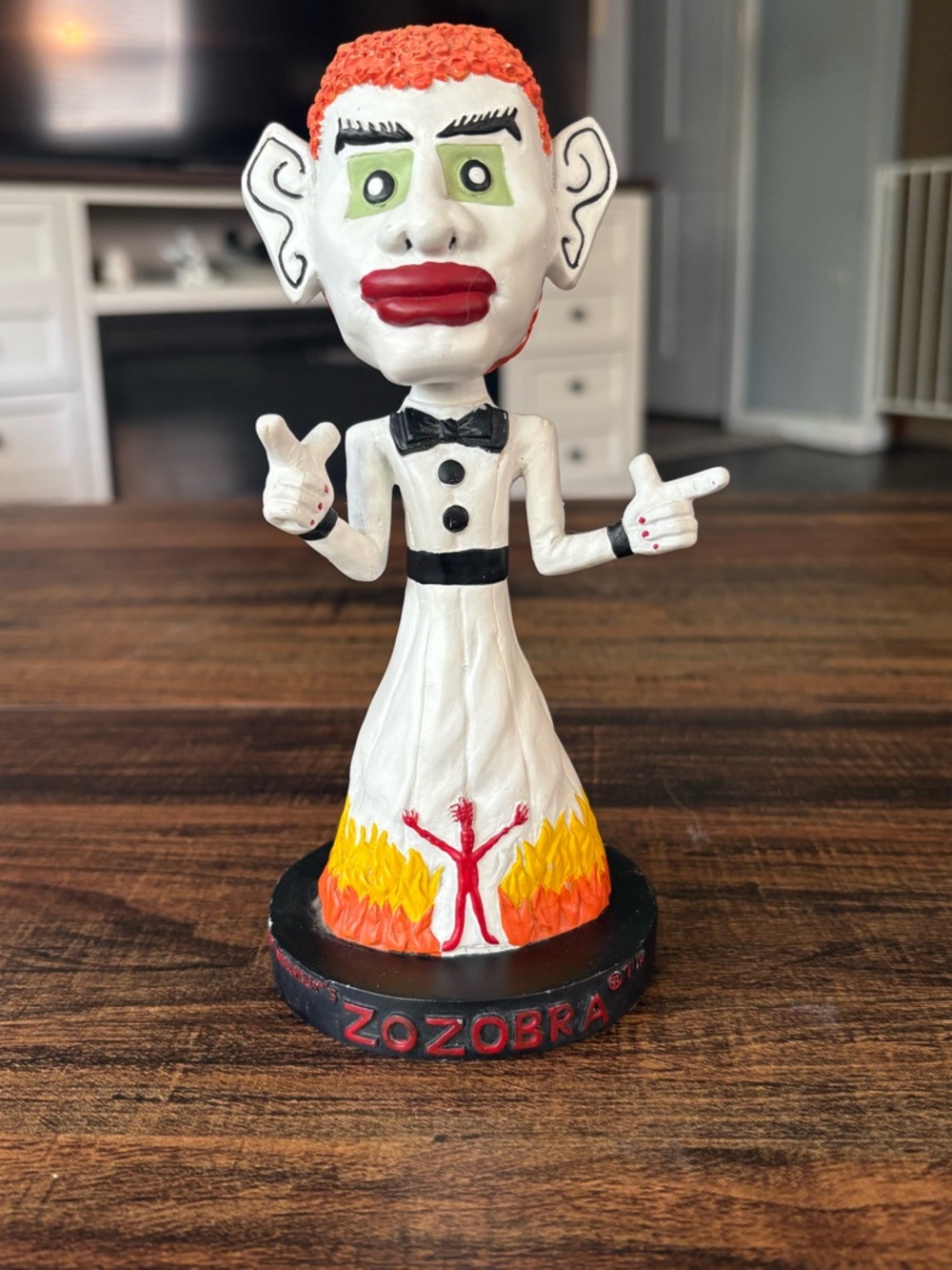 Zozobra “Old Man Gloom” ceramic bobblehead